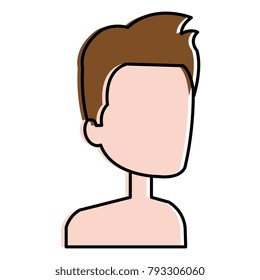 young man shirtless avatar character