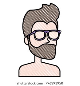 young man shirtless avatar character
