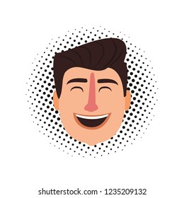 Young Man Smiling Stock Vector (Royalty Free) 1235209132 | Shutterstock