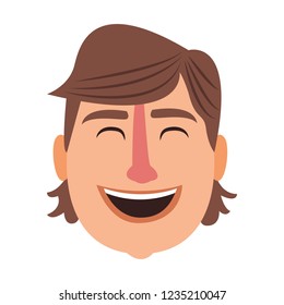 Young man smiling