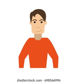 young man with smirk icon image 