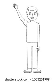 young man standing character image