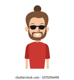 Young man with sunglasses