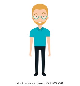 young man teacher character
