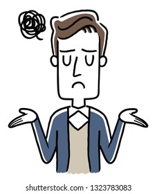 Young man: Troubled, lazy