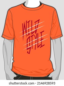 Young man t-shirt design for printing.boy trendy t shirt vecktor artwork design illustration for man
