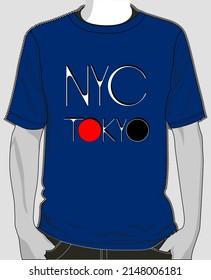 Young man t-shirt design for printing.boy trendy t shirt vecktor artwork design illustration for man