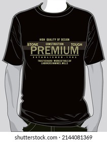 Young man t-shirt design for printing.trendy t shirt vecktor artwork design illustration for man