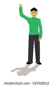 young man vector