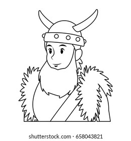 young man viking costume suit halloween