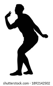 Young man who is gay silhouette vector, Homosexual concept.