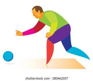 Young Athlete Cricketer Who Catches Ball Stock Vector (Royalty Free ...