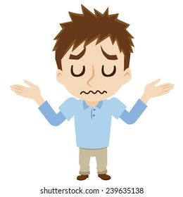 young man who is troubled