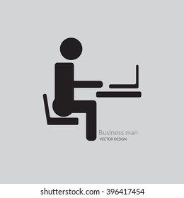young man working on his laptop
