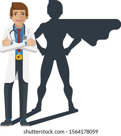 A Young Medical Doctor Revealed As Super Hero By His Shadow Silhouette