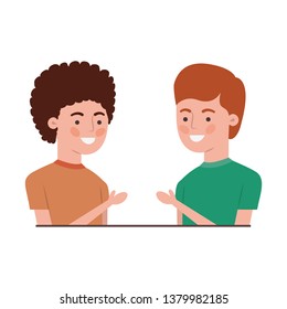 young men avatar character