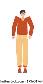 Jóvenes expresando rabia, ira, rabia, furia. Ilustración vectorial de dibujos animados planos.