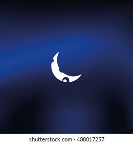 Young moon icon.