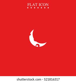 Young moon icon.