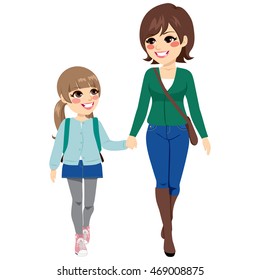 34,336 Mother Daughter Walking Hands Images, Stock Photos & Vectors ...