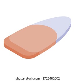 Young nail shape icon. Isometric of young nail shape vector icon for web design isolated on white background