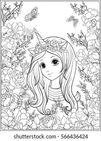 6100 Top Coloring Pages Of Unicorn Horns For Free