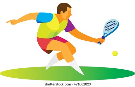 740 Padel player Stock Illustrations, Images & Vectors | Shutterstock