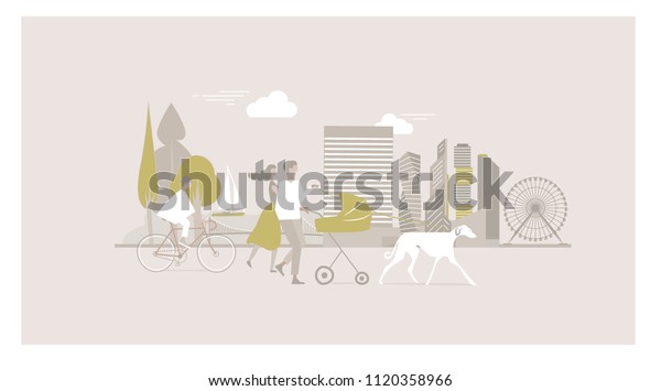 cityscape stroller