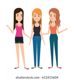 young people avatars group