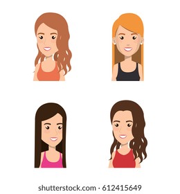 young people avatars group