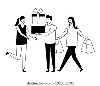 young people cartoon