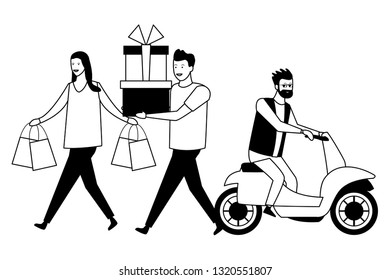 young people cartoon
