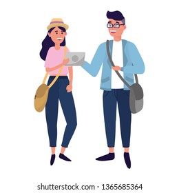 young people cartoon