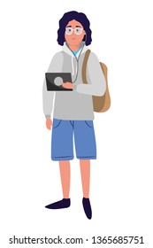 young people cartoon