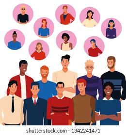 young people cartoons