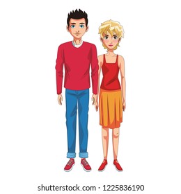 young people couple