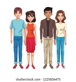 young people couple