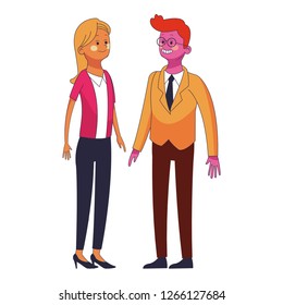 young people couple