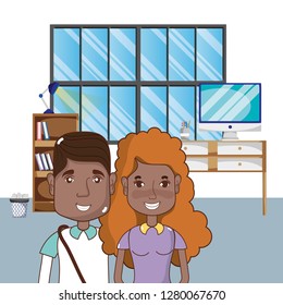 young people couple
