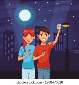 young people couple