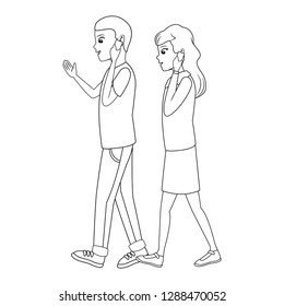 young people couple