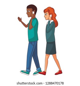 young people couple