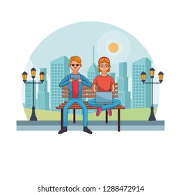 young people couple