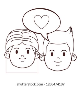 young people couple