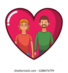 young people couple