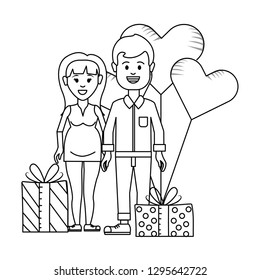 young people couple