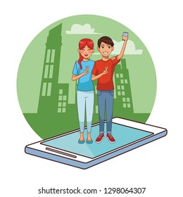 young people couple