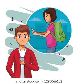 young people couple