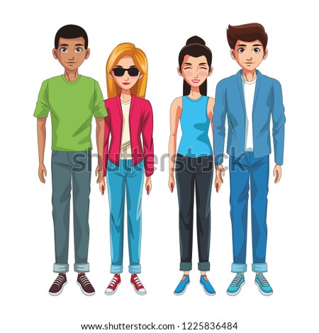 young people couple