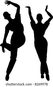 Young people dancing